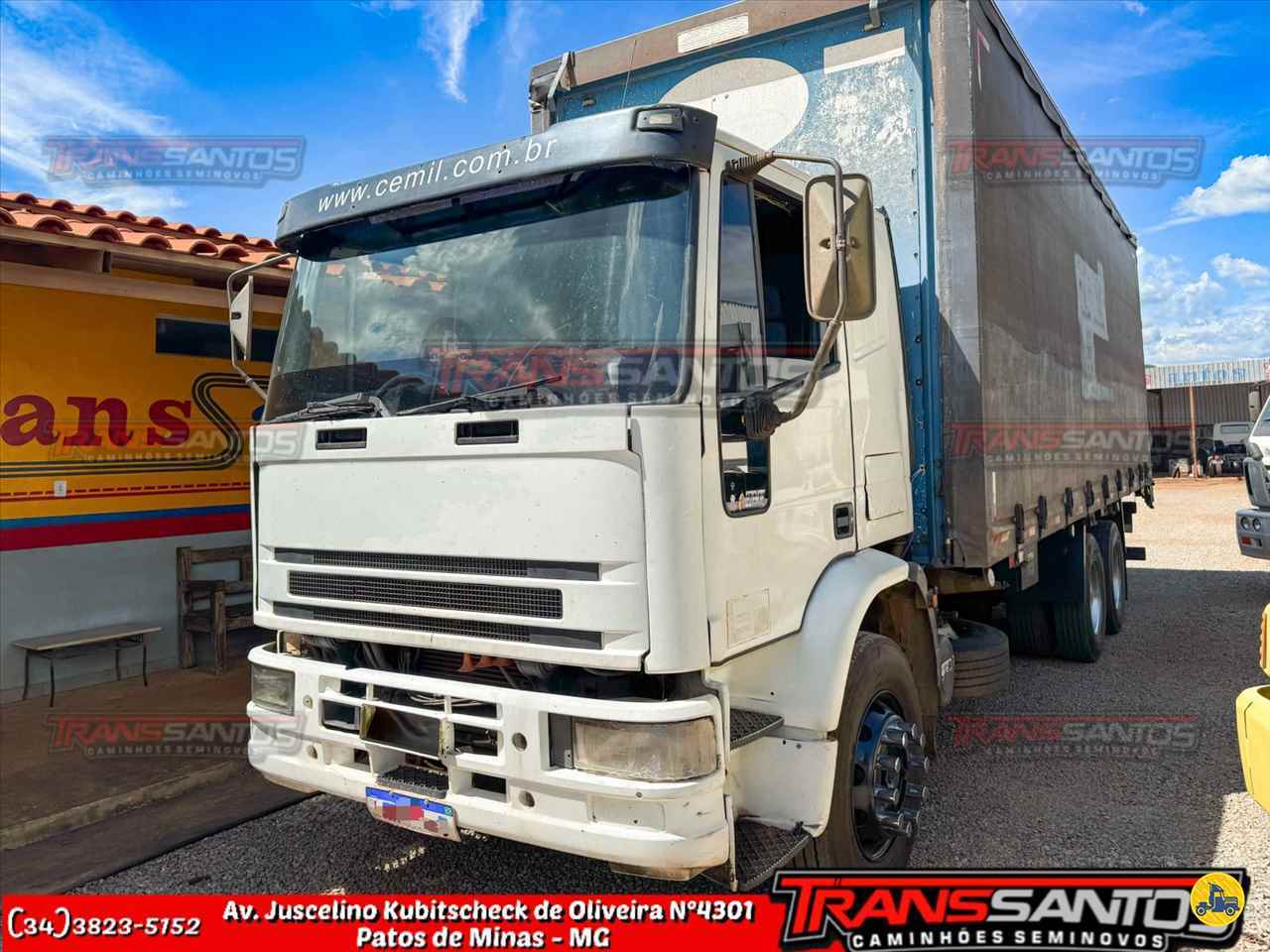 CAMINHAO IVECO EUROCARGO 230E24 Baú Sider Truck 6x2 TransSantos Seminovos PATOS DE MINAS MINAS GERAIS MG