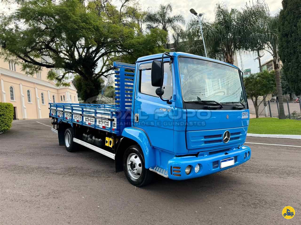 CAMINHAO MERCEDES-BENZ MB 712 Carga Seca 3/4 4x2 Dal Pupo Caminhões e Guindastes BARRA FUNDA RIO GRANDE DO SUL RS