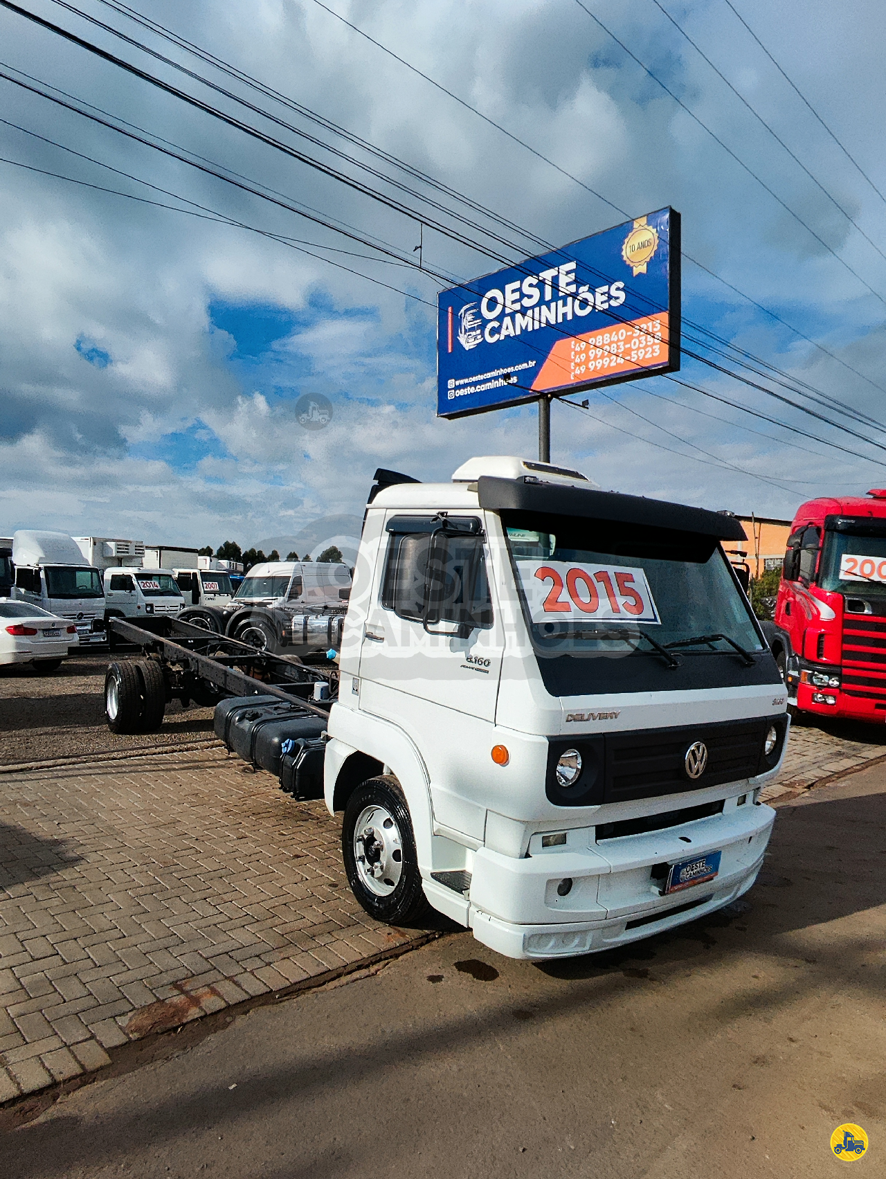 CAMINHAO VOLKSWAGEN VW 8160 Chassis 3/4 4x2 Oeste Caminhões  CORDILHEIRA ALTA SANTA CATARINA SC