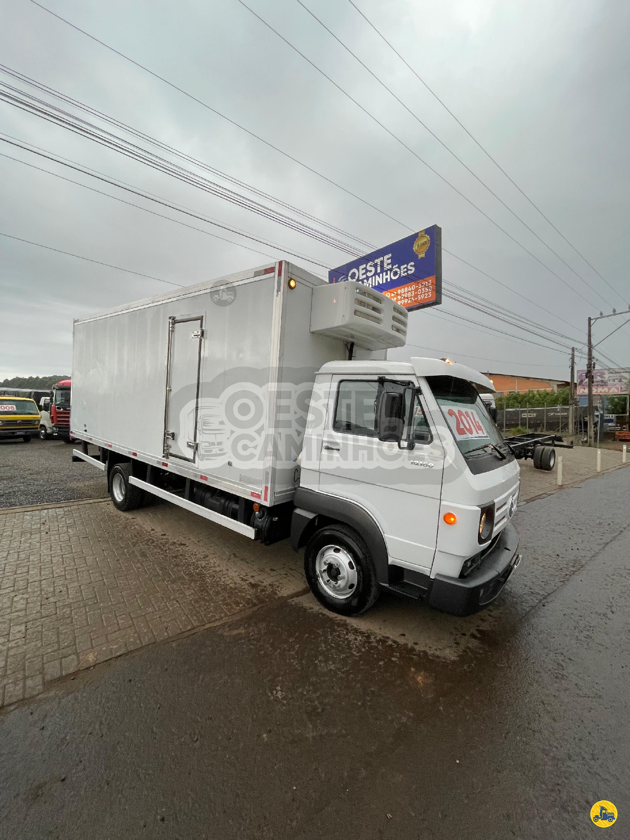 CAMINHAO VOLKSWAGEN VW 10160 Baú Gancheiro 3/4 4x2 Oeste Caminhões  CORDILHEIRA ALTA SANTA CATARINA SC