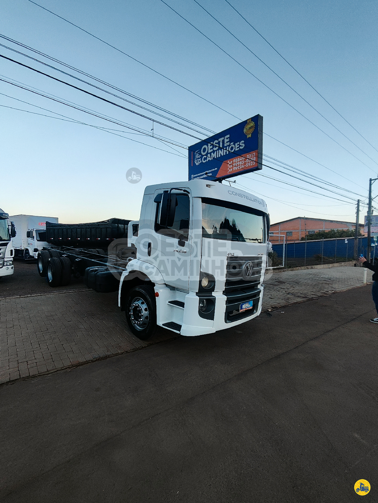 CAMINHAO VOLKSWAGEN VW 24250 Chassis Cavalo 6x2 Oeste Caminhões  CORDILHEIRA ALTA SANTA CATARINA SC