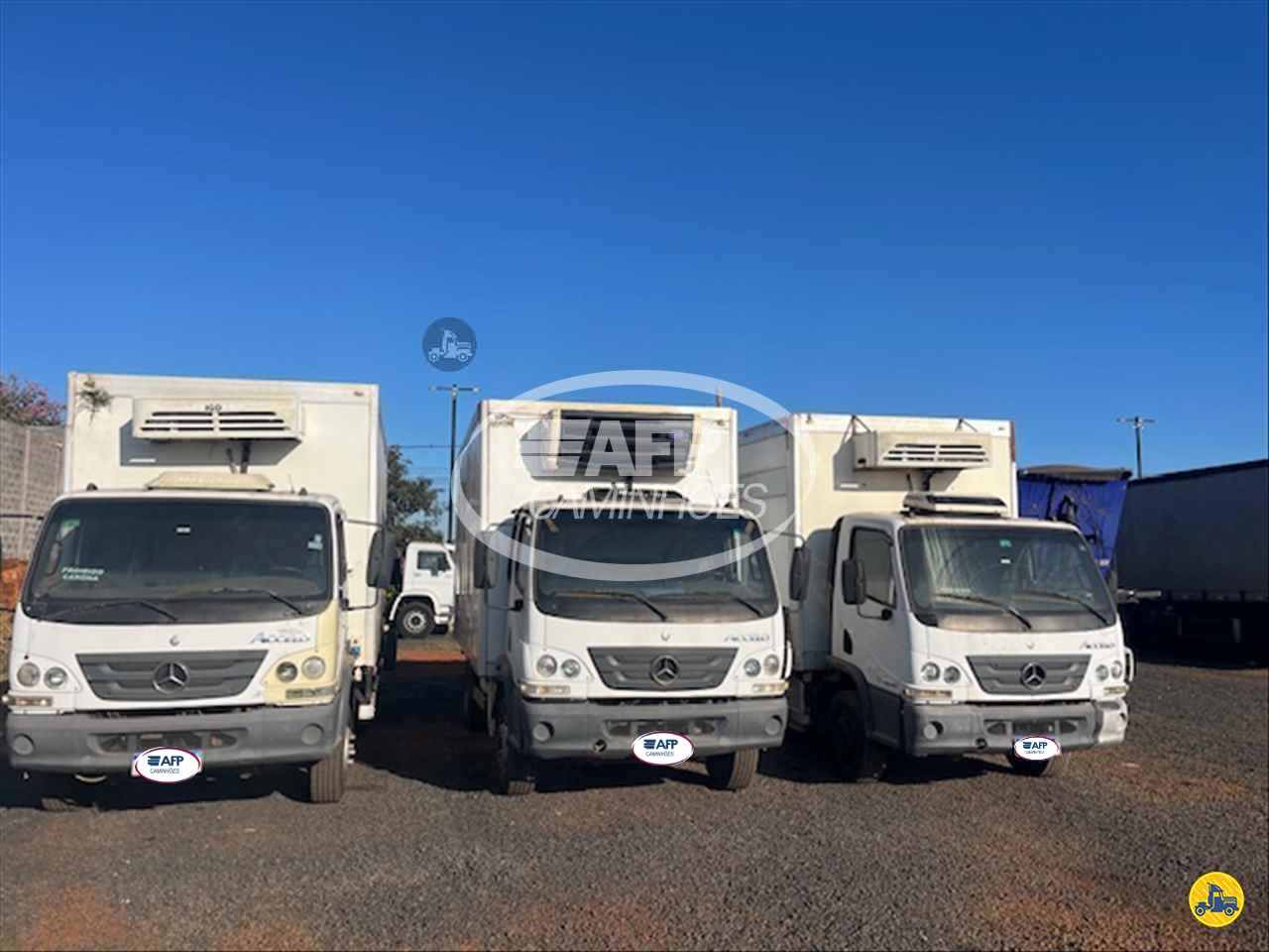 CAMINHAO MERCEDES-BENZ MB 1016 Baú Frigorífico 3/4 4x2 AFP Caminhões UBERLANDIA MINAS GERAIS MG