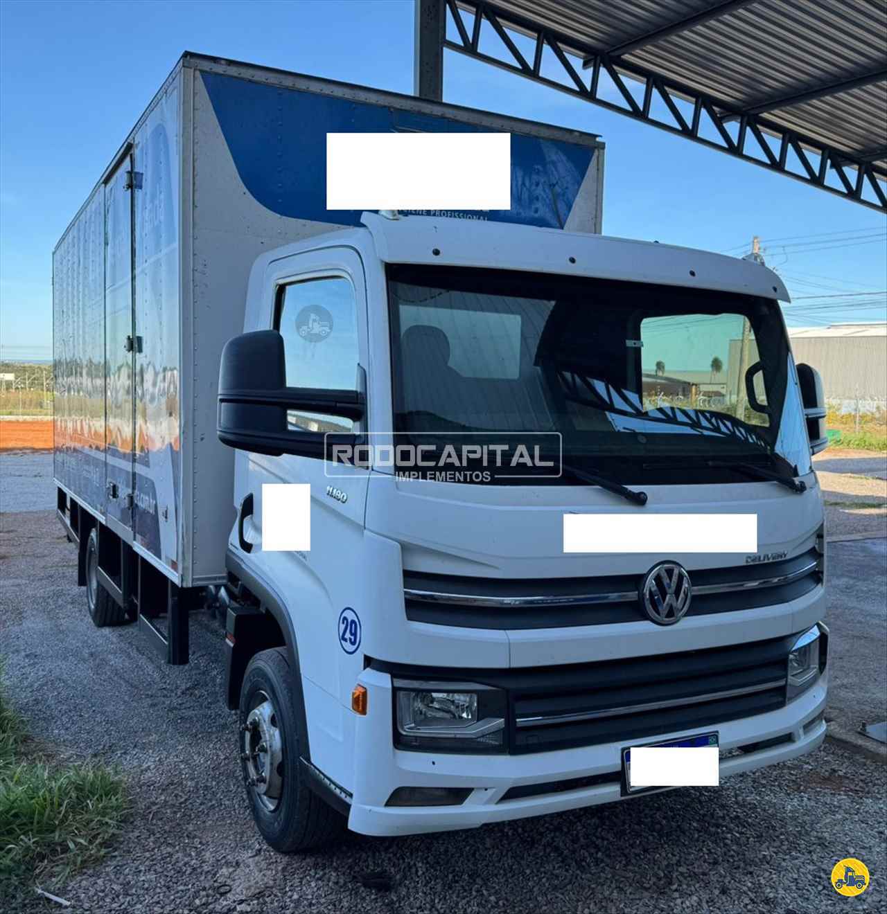CAMINHAO VOLKSWAGEN VW 11180 Baú Furgão 3/4 4x2 RODOCAPITAL - TRUCKVAN BRASILIA DISTRITO FEDERAL DF