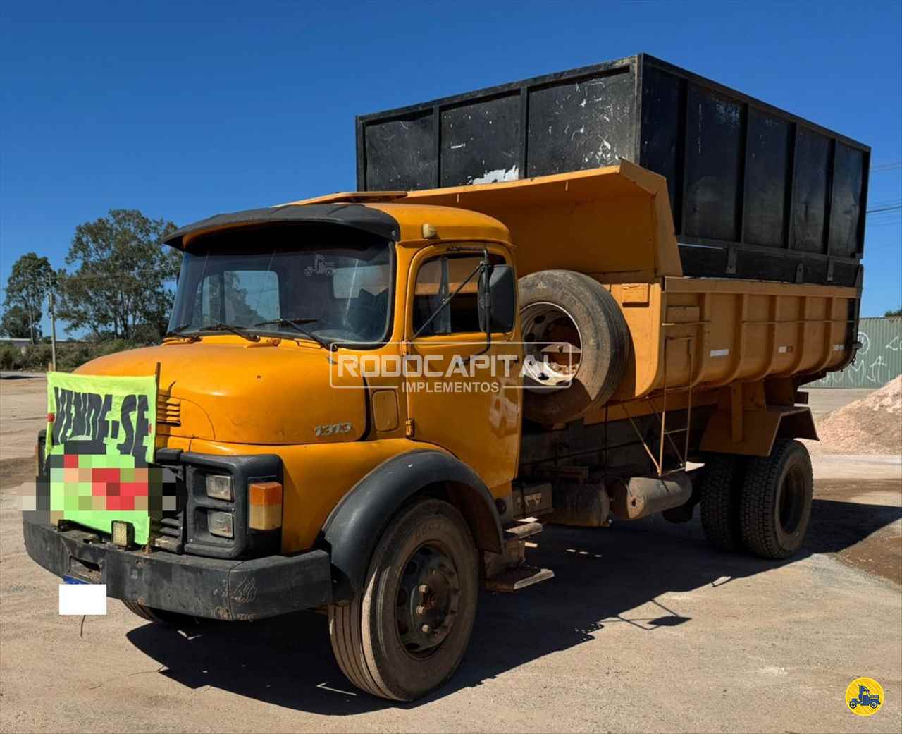 CAMINHAO MERCEDES-BENZ MB 1313 Caçamba Basculante Toco 4x2 RODOCAPITAL - TRUCKVAN BRASILIA DISTRITO FEDERAL DF