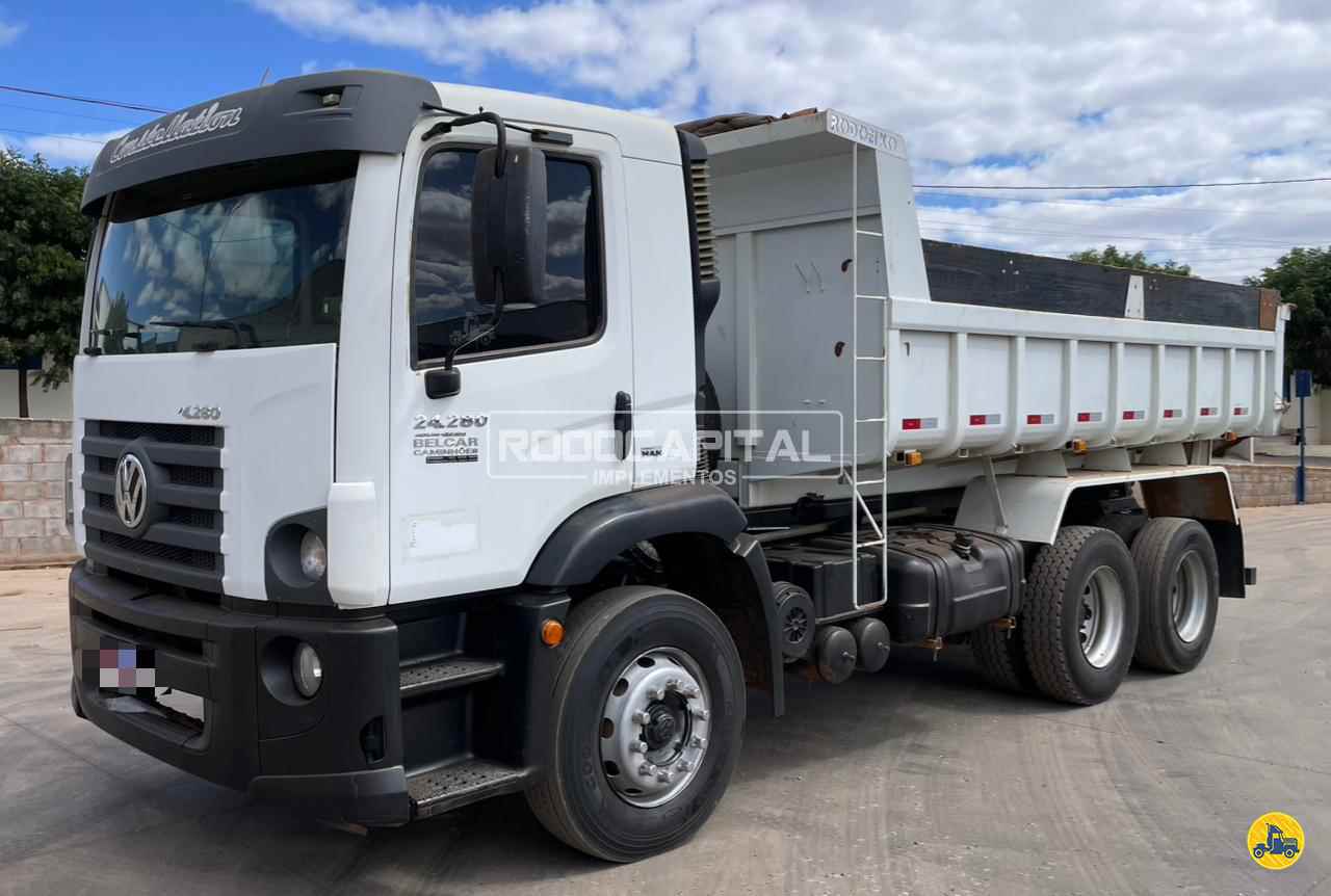 CAMINHAO VOLKSWAGEN VW 24280 Caçamba Basculante Truck 6x2 RODOCAPITAL - TRUCKVAN BRASILIA DISTRITO FEDERAL DF