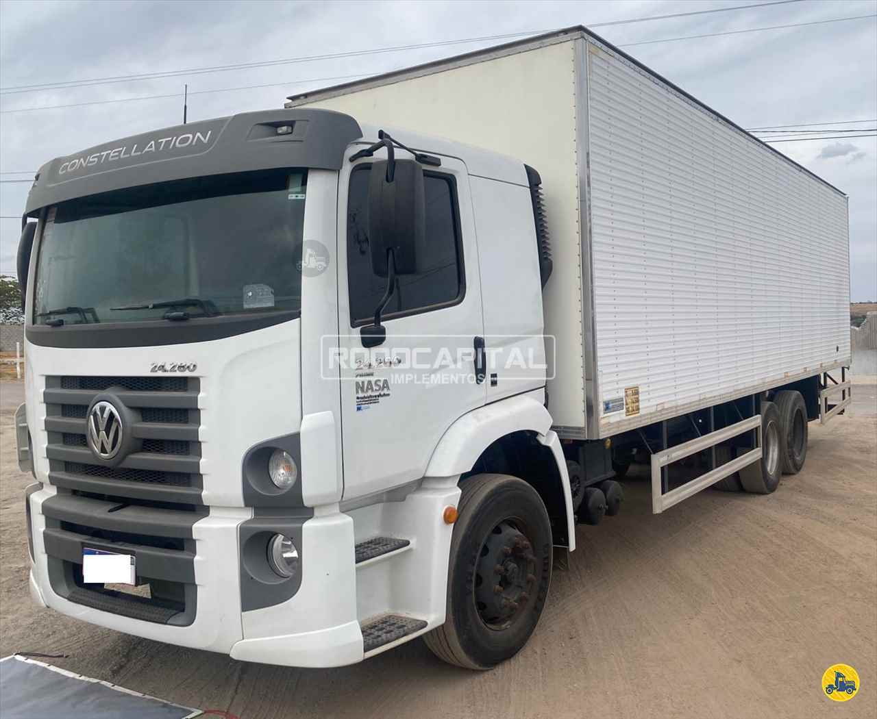 CAMINHAO VOLKSWAGEN VW 24280 Baú Gancheiro Truck 6x2 RODOCAPITAL - TRUCKVAN BRASILIA DISTRITO FEDERAL DF