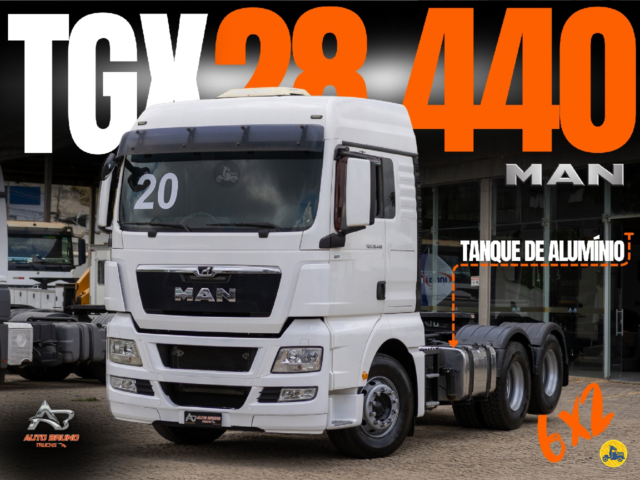 CAMINHAO MAN TGX 28 440 Cavalo Mecânico Cavalo 6x2 Auto Bruno Trucks BETIM MINAS GERAIS MG