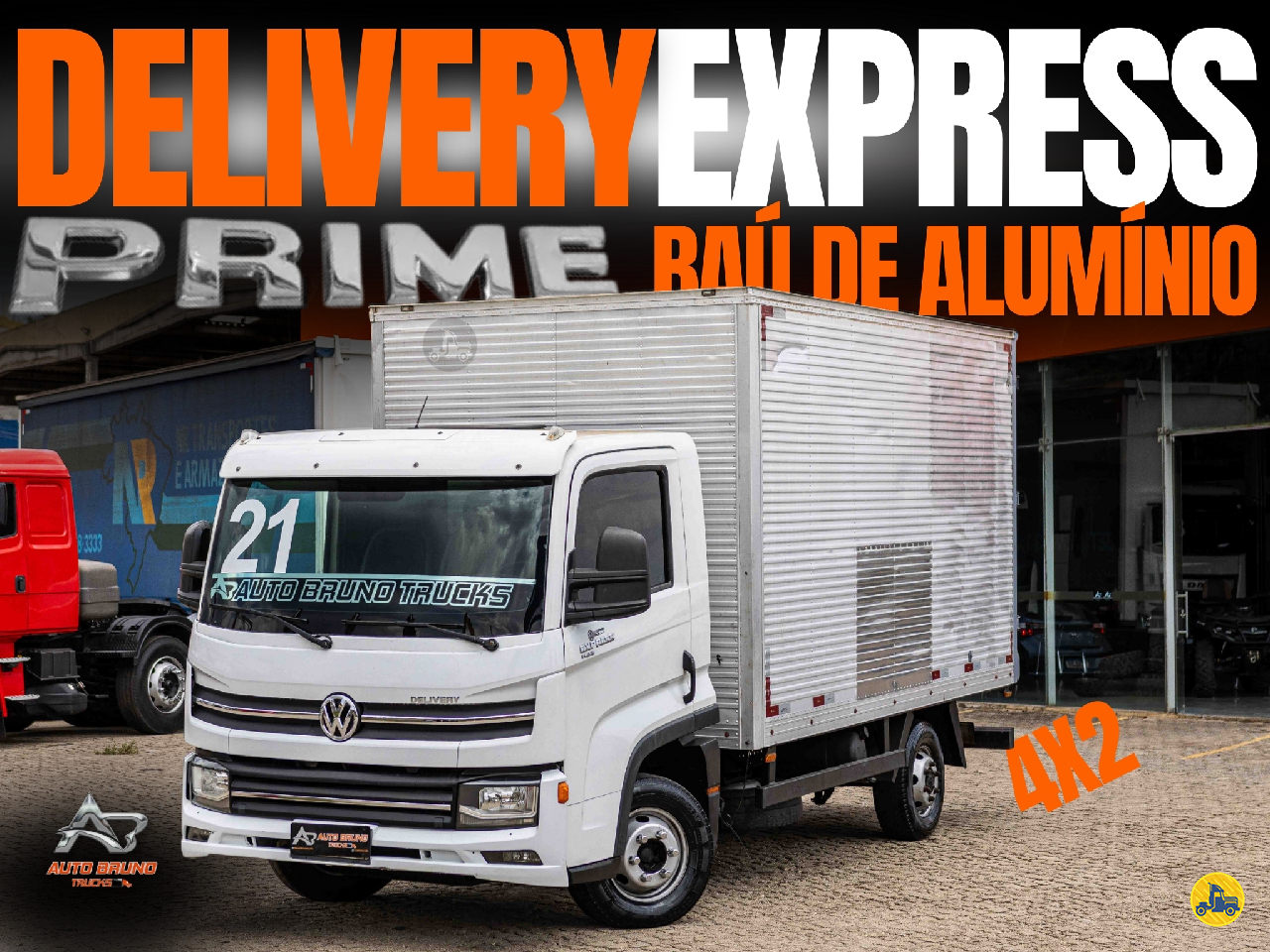 CAMINHAO VOLKSWAGEN DELIVERY EXPRESS Baú Furgão 3/4 4x2 Auto Bruno Trucks BETIM MINAS GERAIS MG