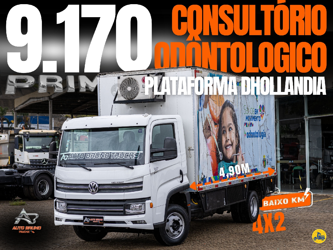 CAMINHAO VOLKSWAGEN VW 9170 Baú Furgão Toco 4x2 Auto Bruno Trucks BETIM MINAS GERAIS MG