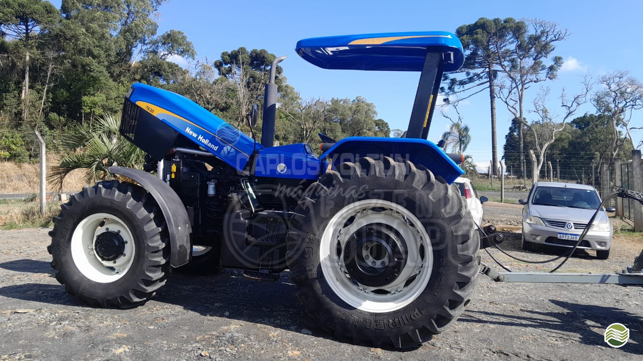 TRATOR NEW HOLLAND NEW 7630 Tração 4x4 Carlos Koltun Máquinas PALMEIRA PARANÁ PR