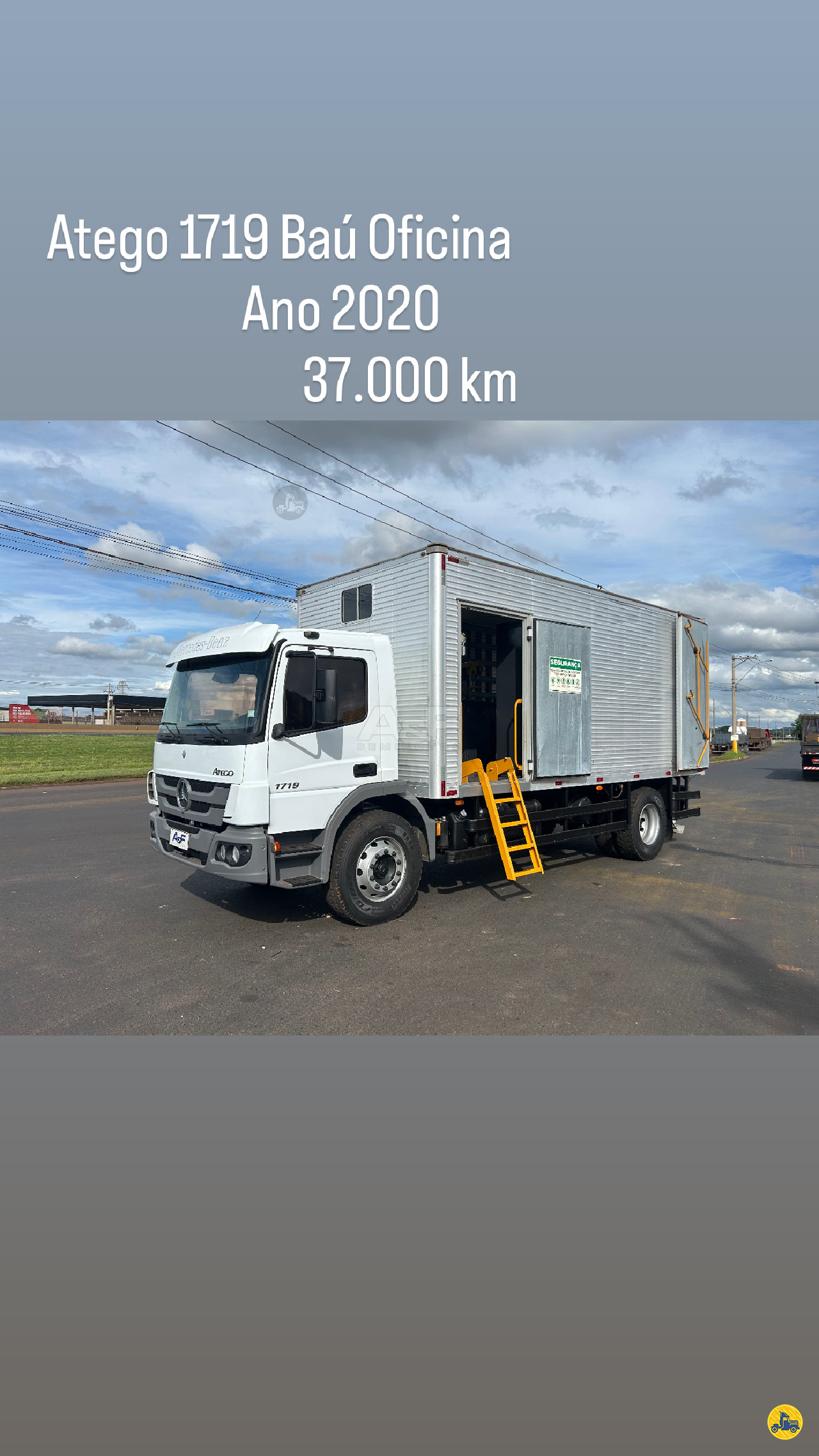 CAMINHAO MERCEDES-BENZ MB 1719 Comboio Toco 4x2 A&F Seminovos RIBEIRAO PRETO SÃO PAULO SP