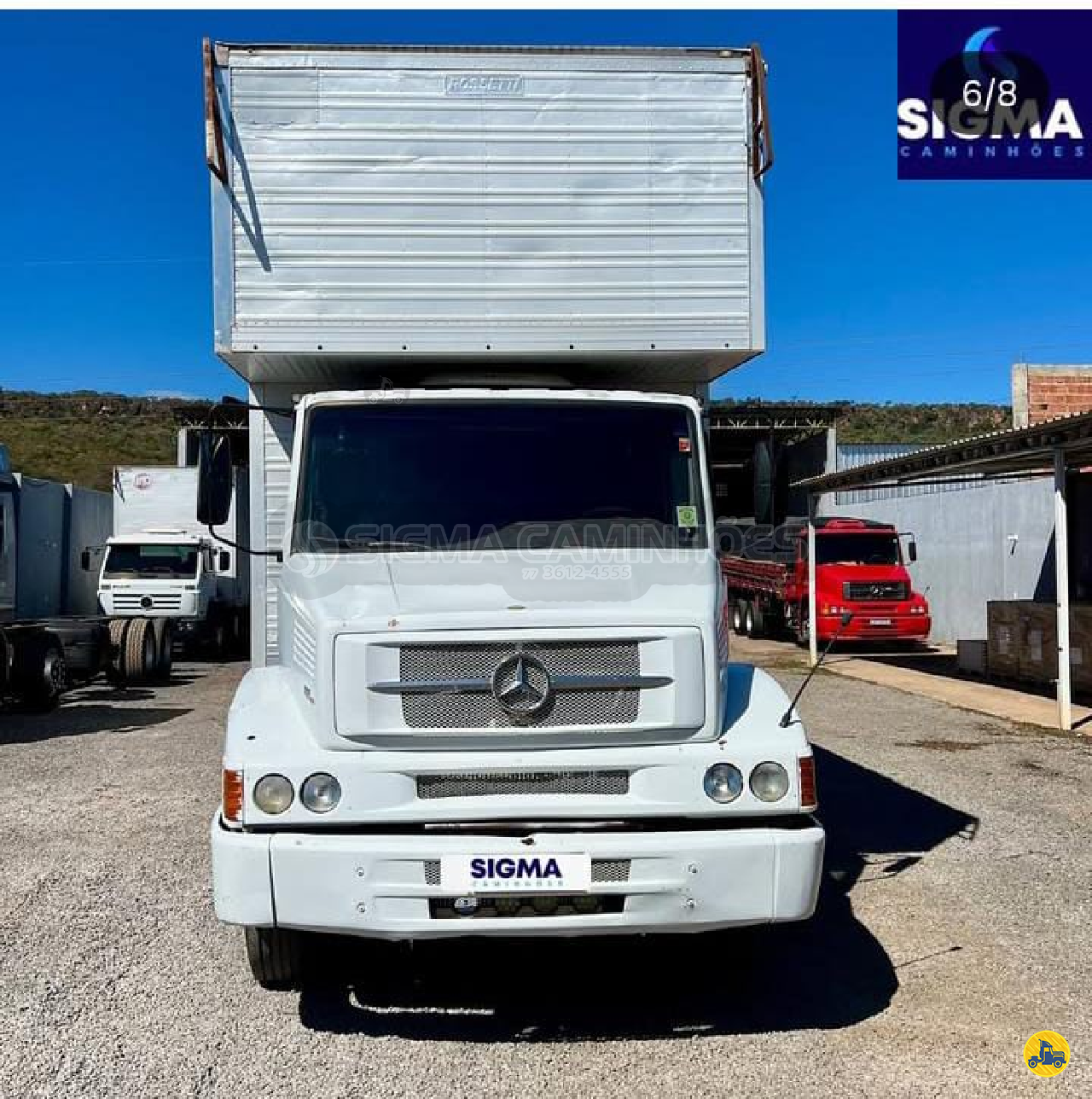 CAMINHAO MERCEDES-BENZ MB 1318 Baú Furgão Toco 4x2 Sigma Caminhões BARREIRAS BAHIA BA