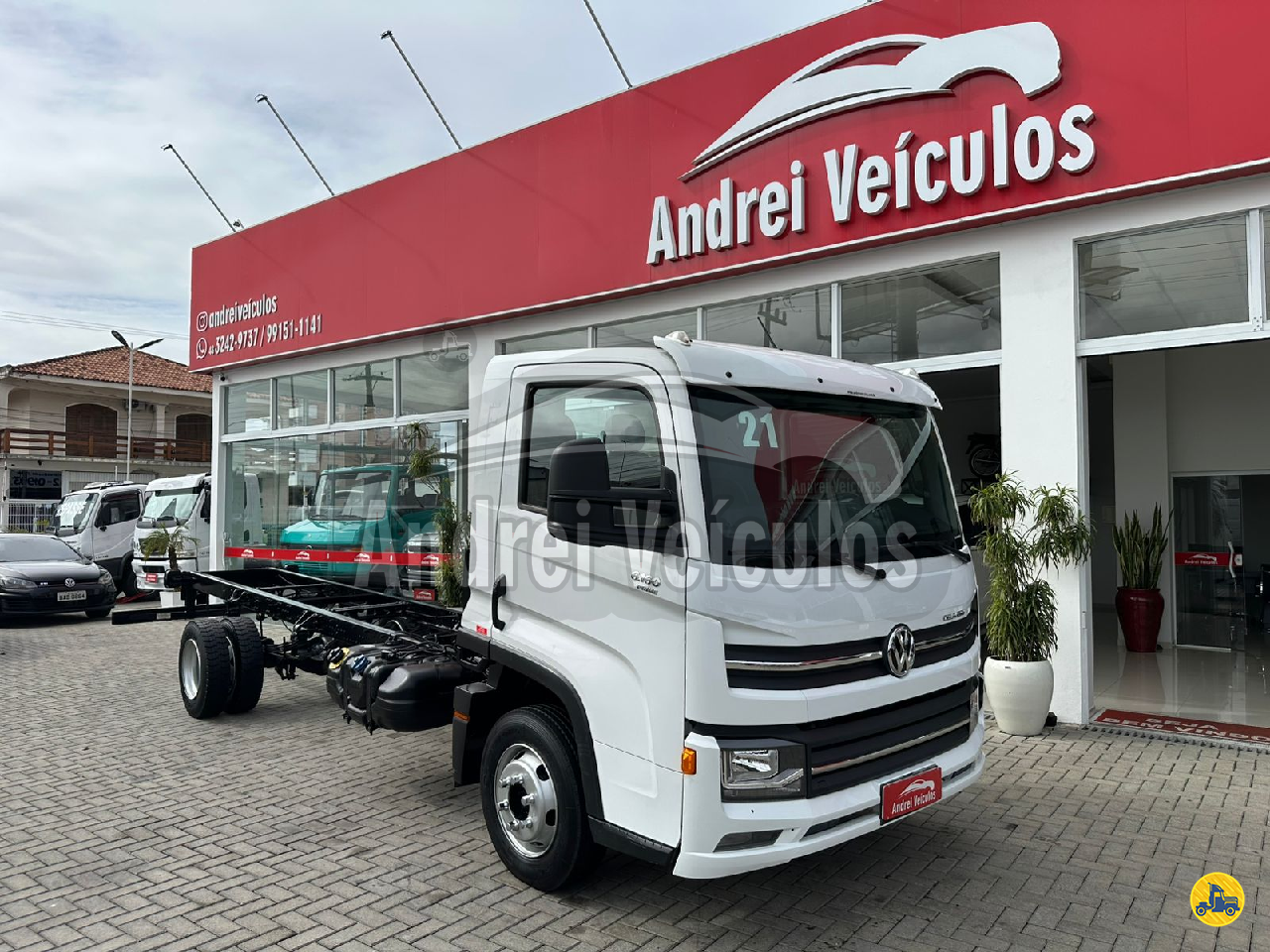 CAMINHAO VOLKSWAGEN VW 6160 Chassis 3/4 4x2 Andrei Veículos e Caminhões PALHOCA SANTA CATARINA SC
