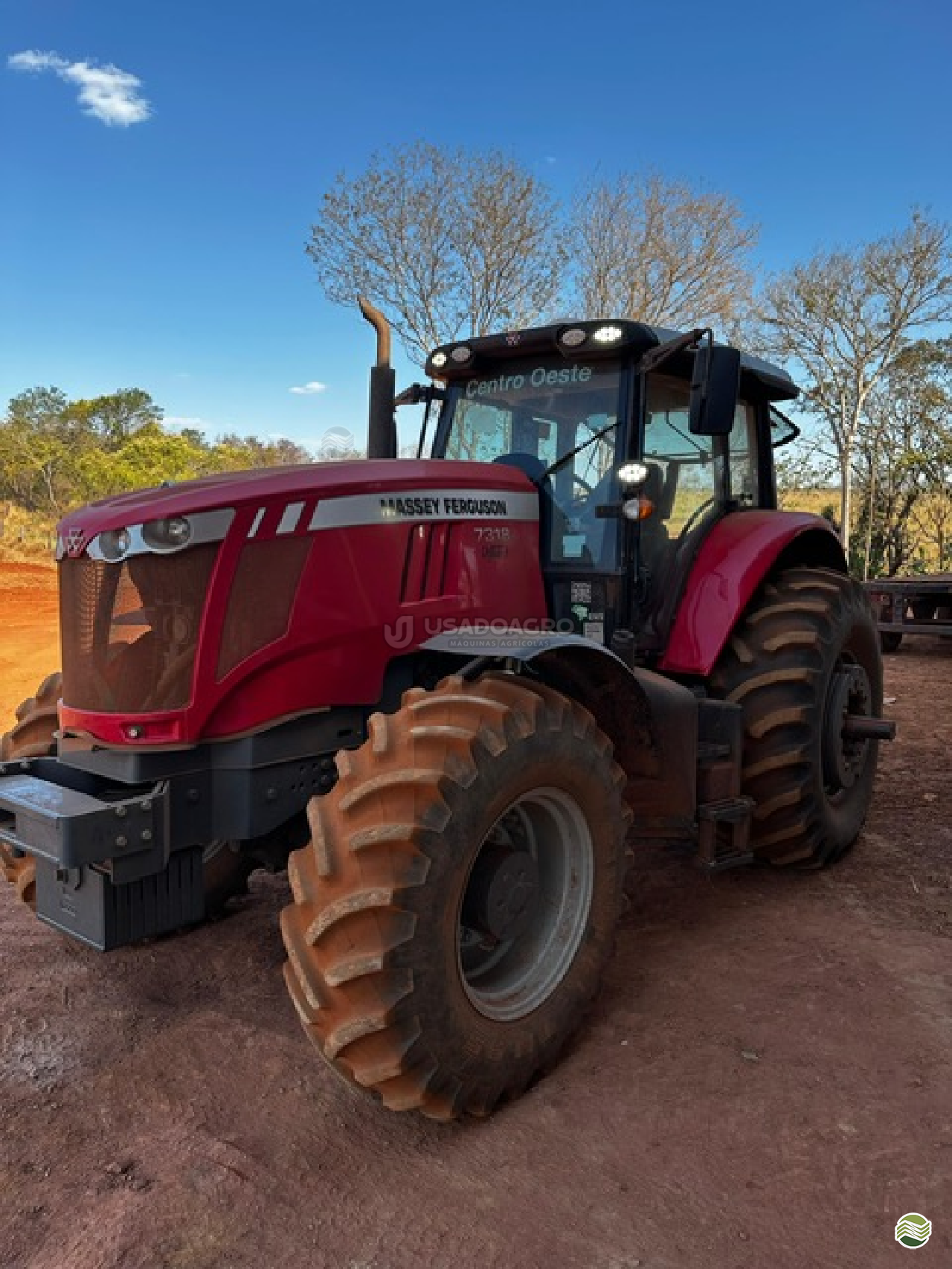 TRATOR MASSEY FERGUSON MF 7318 Tração 4x4 Usado Agro Máquinas Agrícolas RONDONOPOLIS MATO GROSSO MT