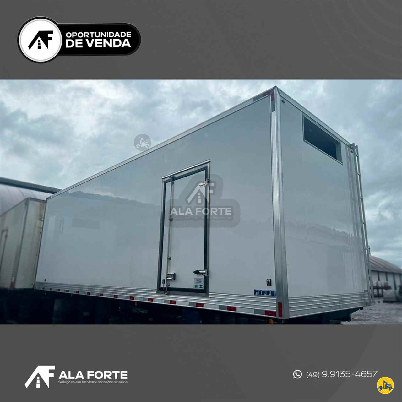 CARROCERIA SOBRE CHASSI  BITRUCK BAU FRIGORIFICO Ala Forte Implementos Rodoviários CHAPECO SANTA CATARINA SC