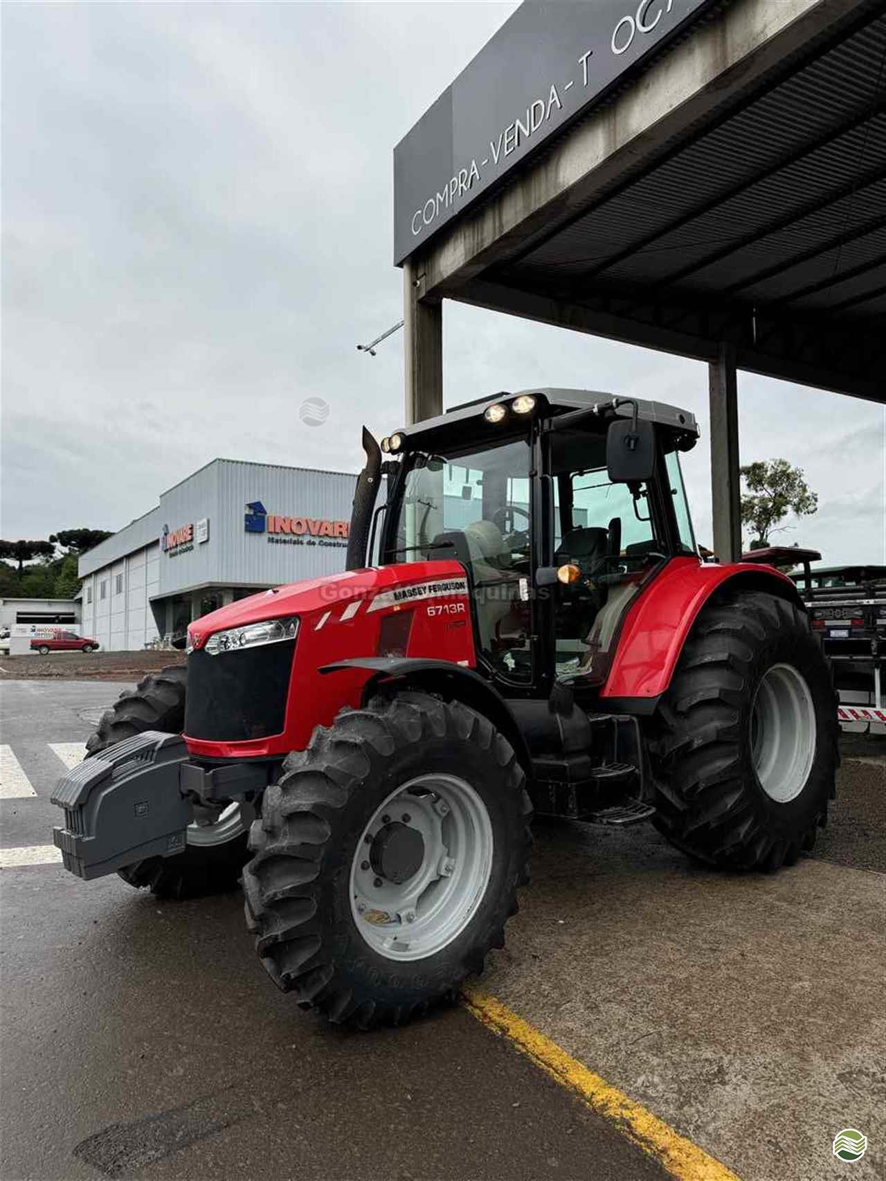TRATOR MASSEY FERGUSON MF 6713 Tração 4x4 Gonzatto Máquinas IBIRAIARAS RIO GRANDE DO SUL RS