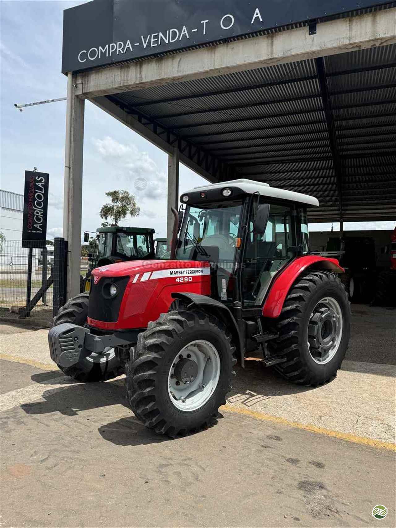 TRATOR MASSEY FERGUSON MF 4290 Tração 4x4 Gonzatto Máquinas IBIRAIARAS RIO GRANDE DO SUL RS