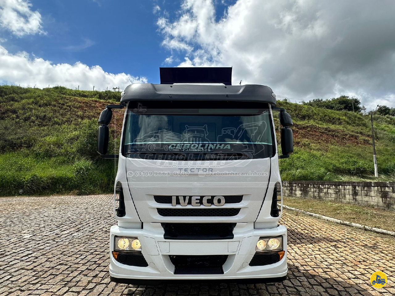 CAMINHAO IVECO TECTOR 170E25 Caçamba Basculante Toco 4x2 Cebolinha Caminhões JOAO MONLEVADE MINAS GERAIS MG
