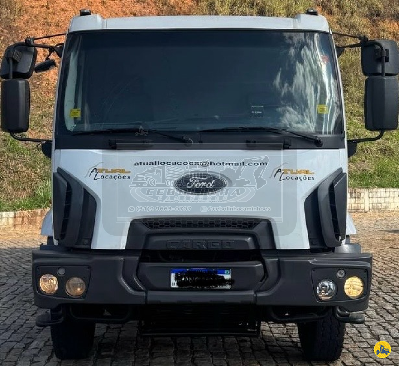 CAMINHAO FORD CARGO 2629 Tanque Pipa Truck 6x4 Cebolinha Caminhões JOAO MONLEVADE MINAS GERAIS MG