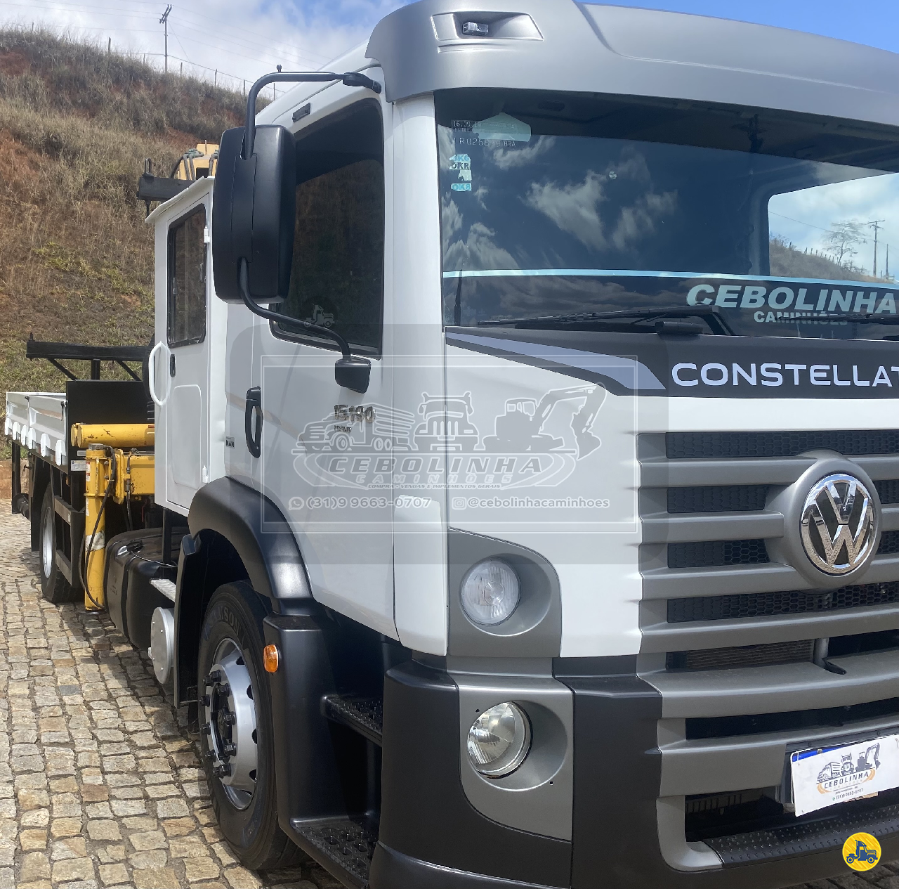 CAMINHAO VOLKSWAGEN VW 15190 Guincho Munck Toco 4x2 Cebolinha Caminhões JOAO MONLEVADE MINAS GERAIS MG