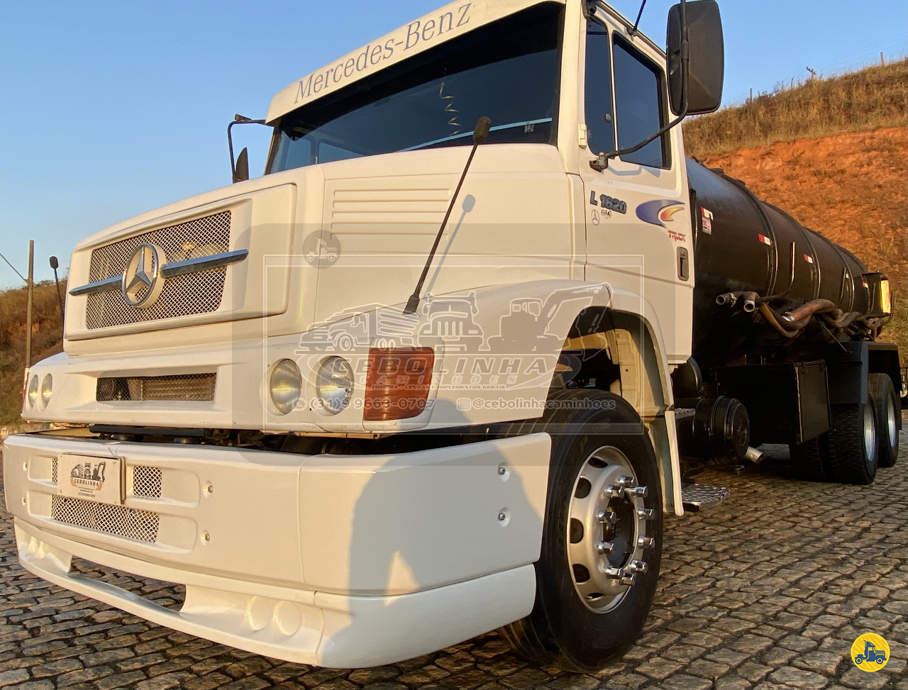 CAMINHAO MERCEDES-BENZ MB 1620 Tanque Hidro Vácuo Truck 6x2 Cebolinha Caminhões JOAO MONLEVADE MINAS GERAIS MG