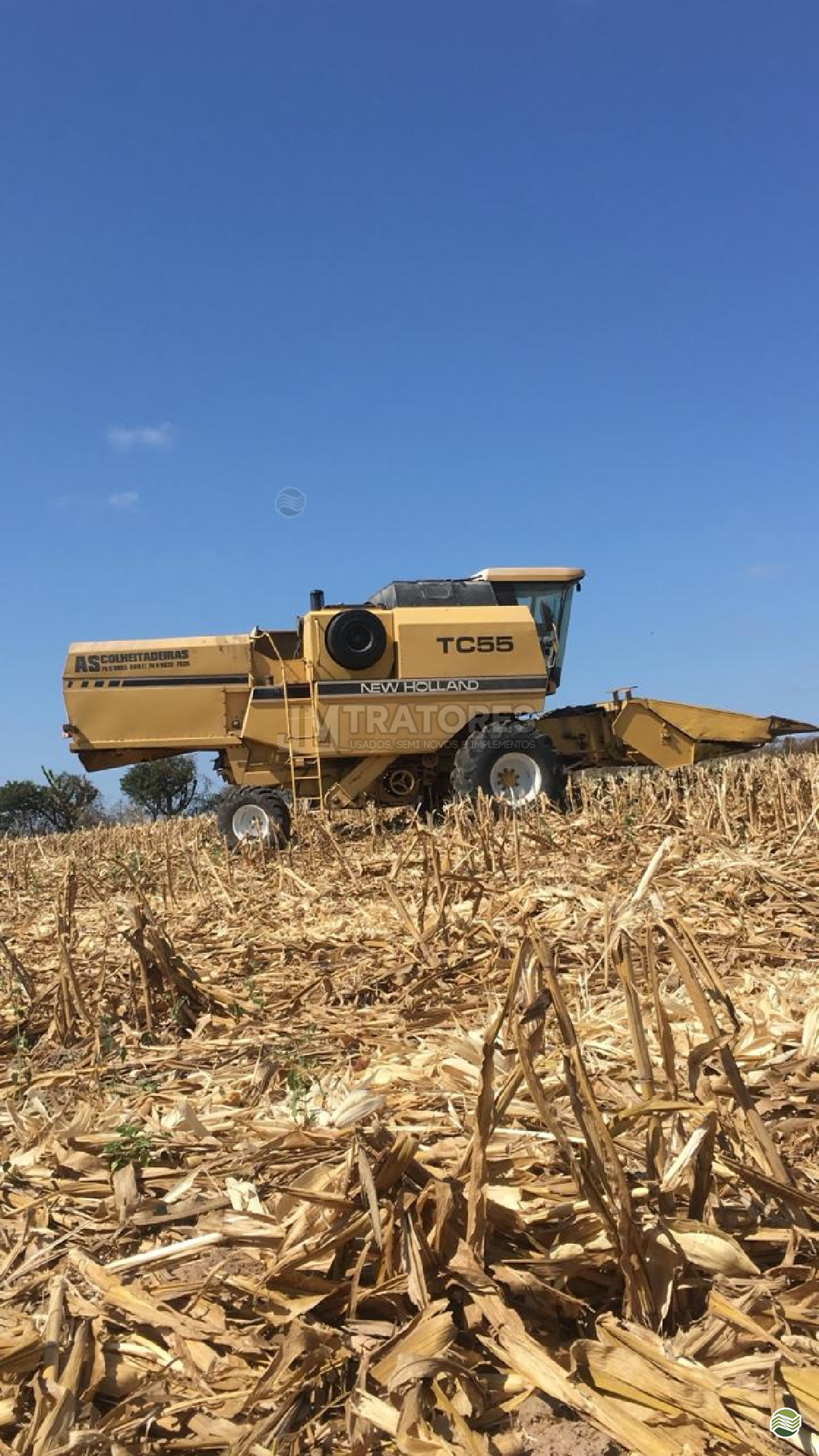 COLHEITADEIRA NEW HOLLAND TC 55 JM Tratores  ADAMANTINA SÃO PAULO SP