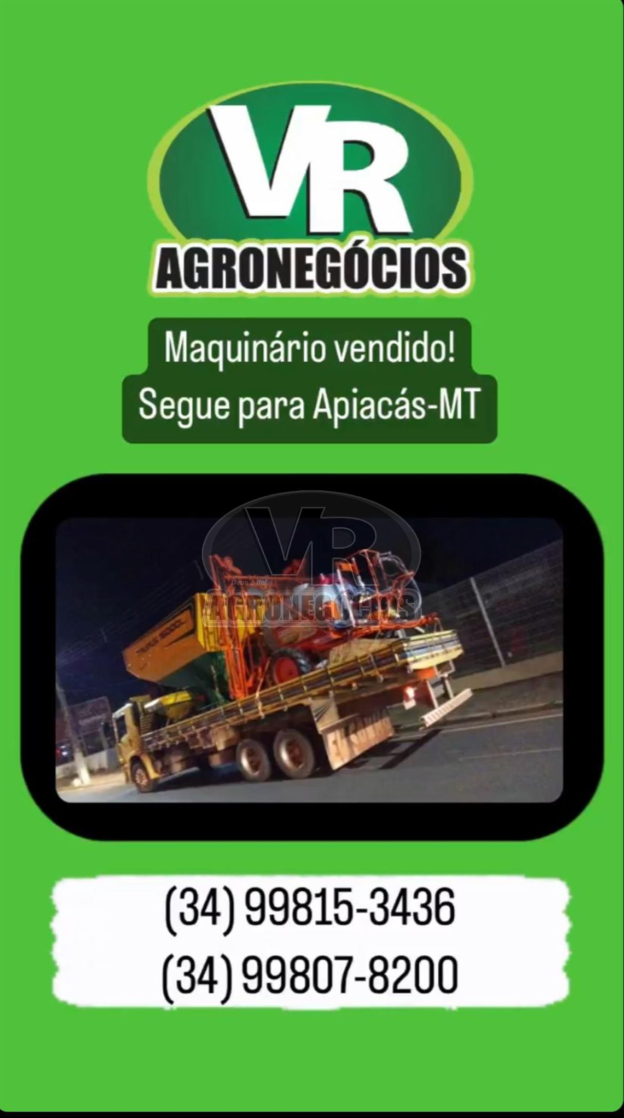 Pulverizador 2.000 L + Basuka Triton Taurus 16.000 L + Adubadeira Triton 1.300 H 

Destino: Apiacás - MT