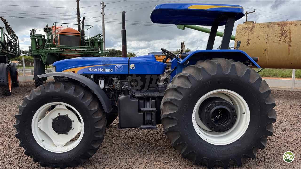 TRATOR NEW HOLLAND NEW 7630 Tração 4x4 JM Máquinas CAARAPO MATO GROSSO DO SUL MS