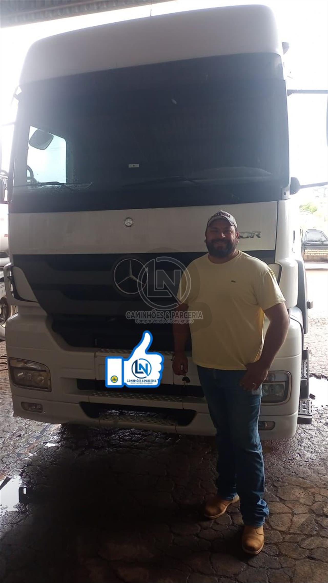 Quero agradecer ao TRS TRANSPORTES LTD da cidade de PONTA GROSSA pela confiança depositada na LN Caminhões & Parceria que adquiriu MBZ AXOR 2536 18/18 e quem veio retirar foi nosso amigo OZEIAS