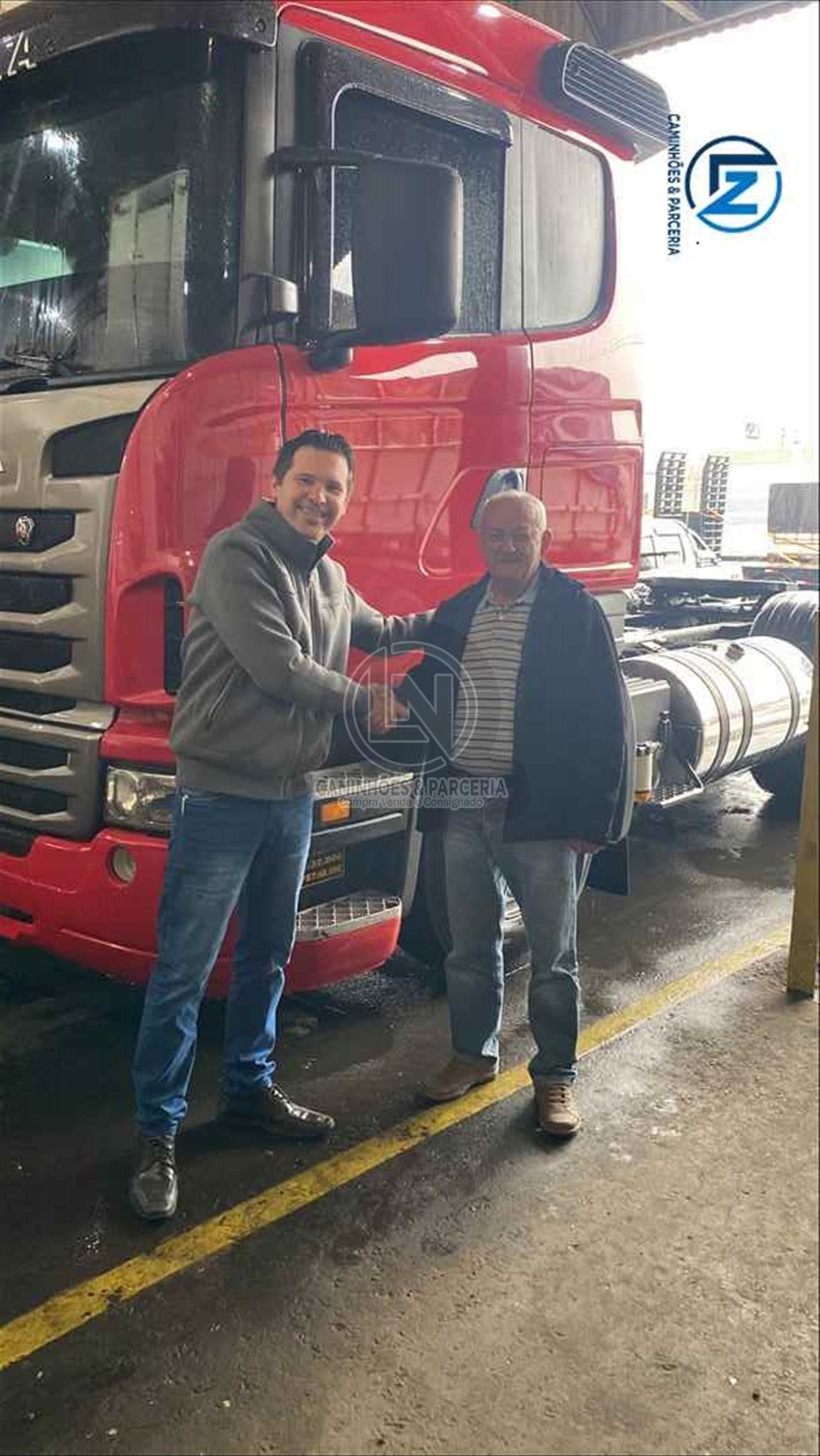 Quero agradecer ao Sr. Jorcenaide da cidade de Irati pela confiança depositada na LN Caminhões & Parceria que adquiriu SCANIA G420 2011
