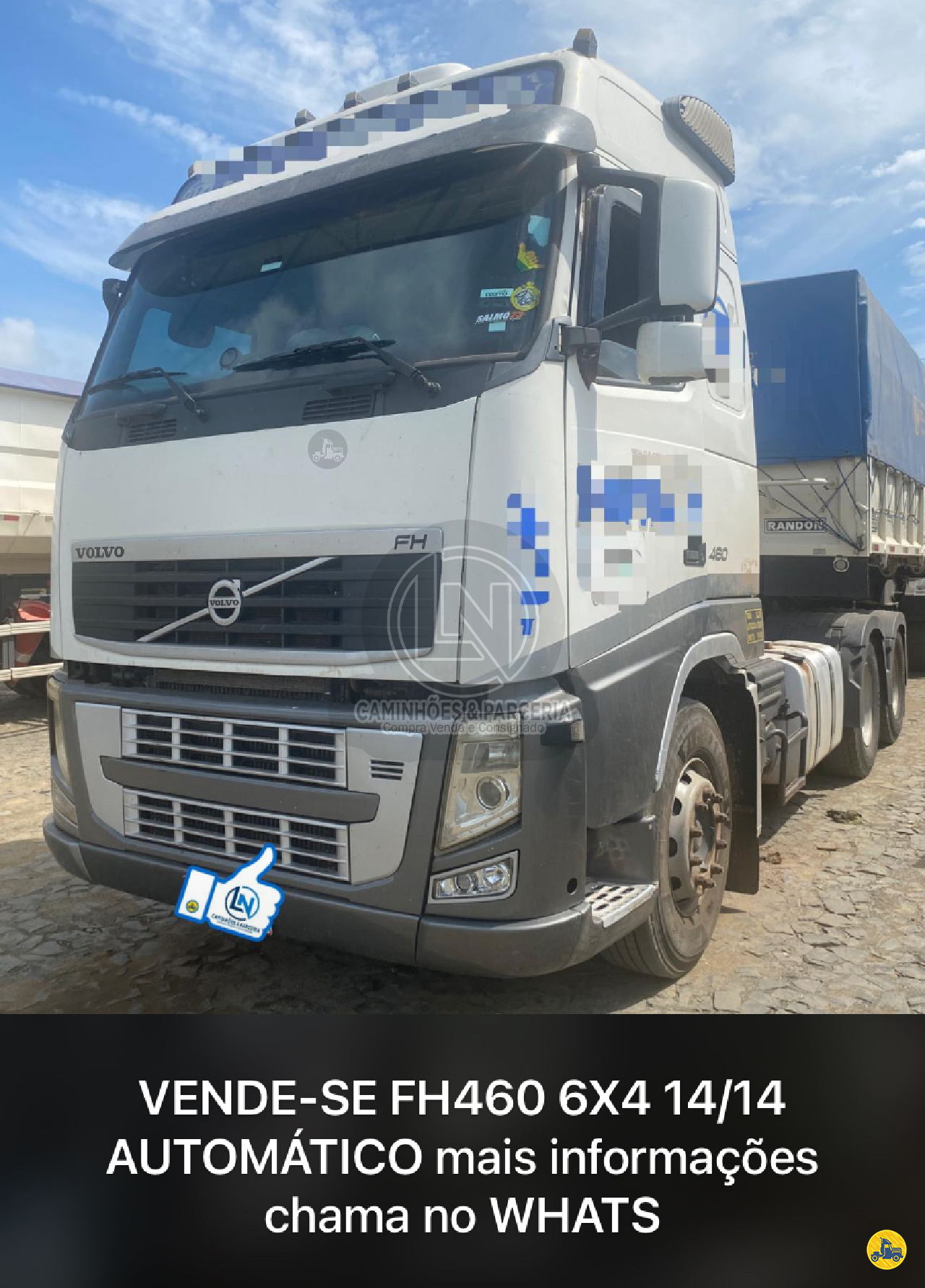 CAMINHAO VOLVO VOLVO FH 460 Cavalo Mecânico Cavalo 6x4 LN Caminhões & Parceria Compra Venda e Consignado PONTA GROSSA PARANÁ PR