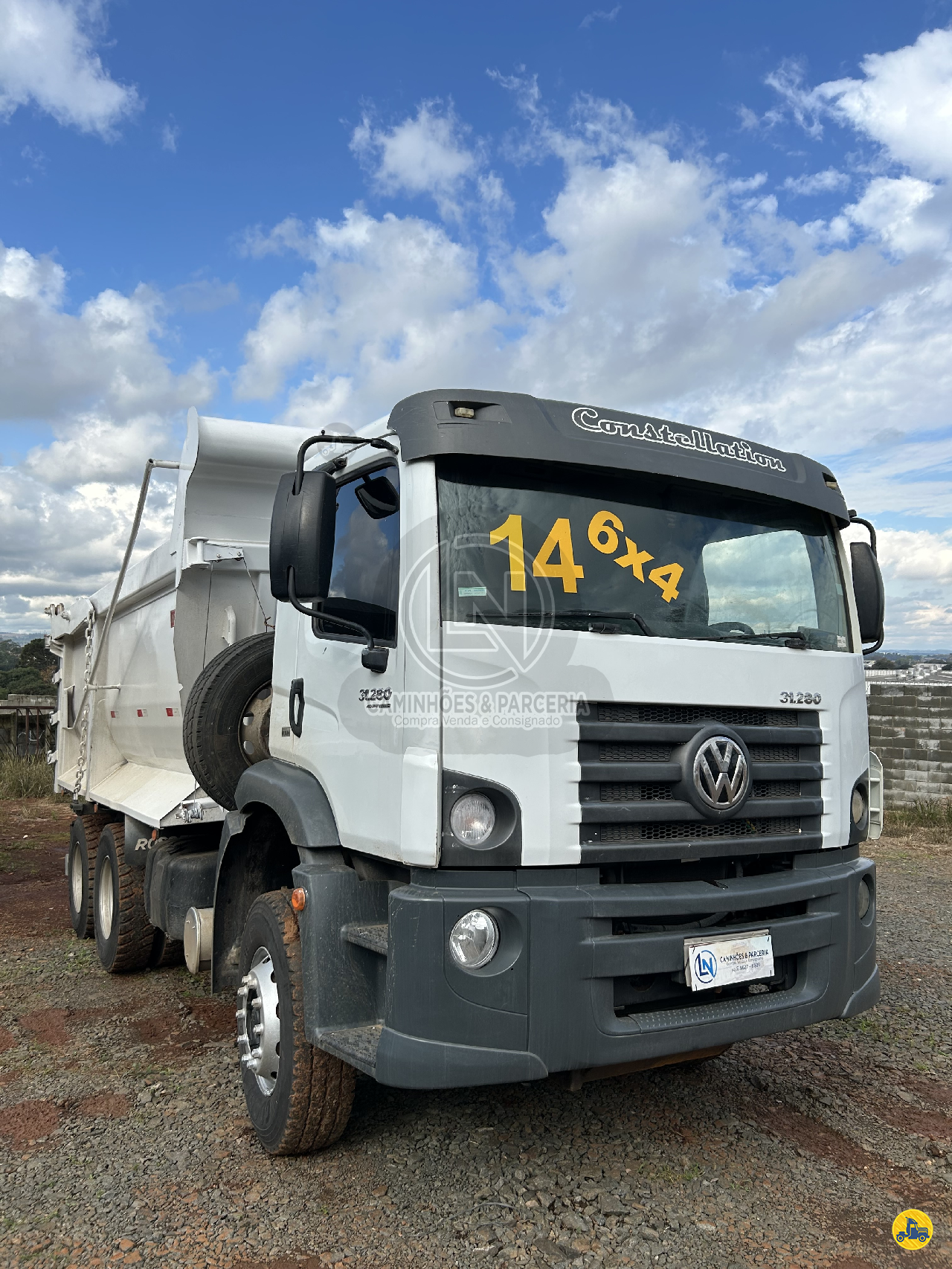 CAMINHAO VOLKSWAGEN VW 31280 Caçamba Basculante Cavalo 6x4 LN Caminhões & Parceria Compra Venda e Consignado PONTA GROSSA PARANÁ PR