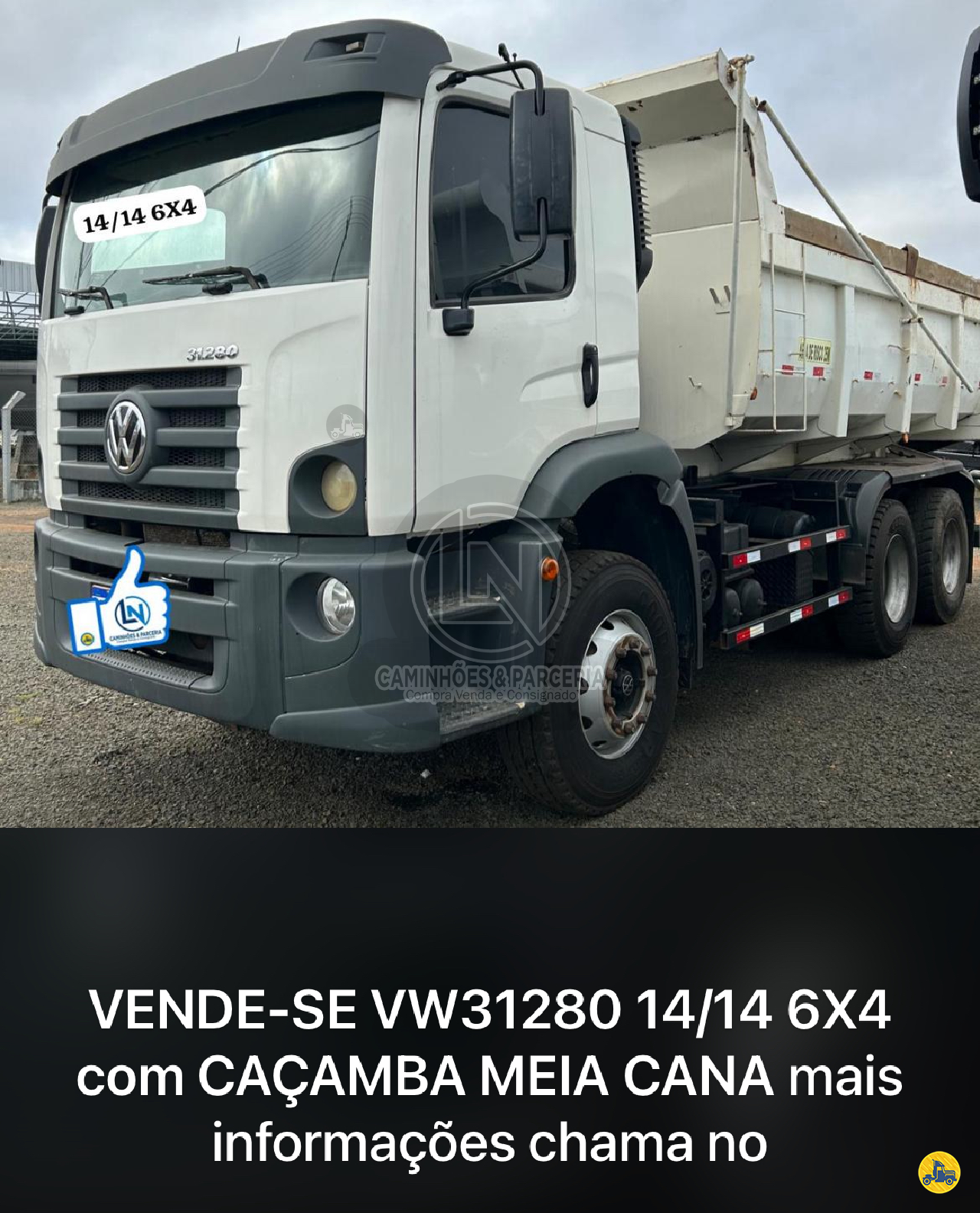 CAMINHAO VOLKSWAGEN VW 31280 Caçamba Basculante Cavalo 6x4 LN Caminhões & Parceria Compra Venda e Consignado PONTA GROSSA PARANÁ PR