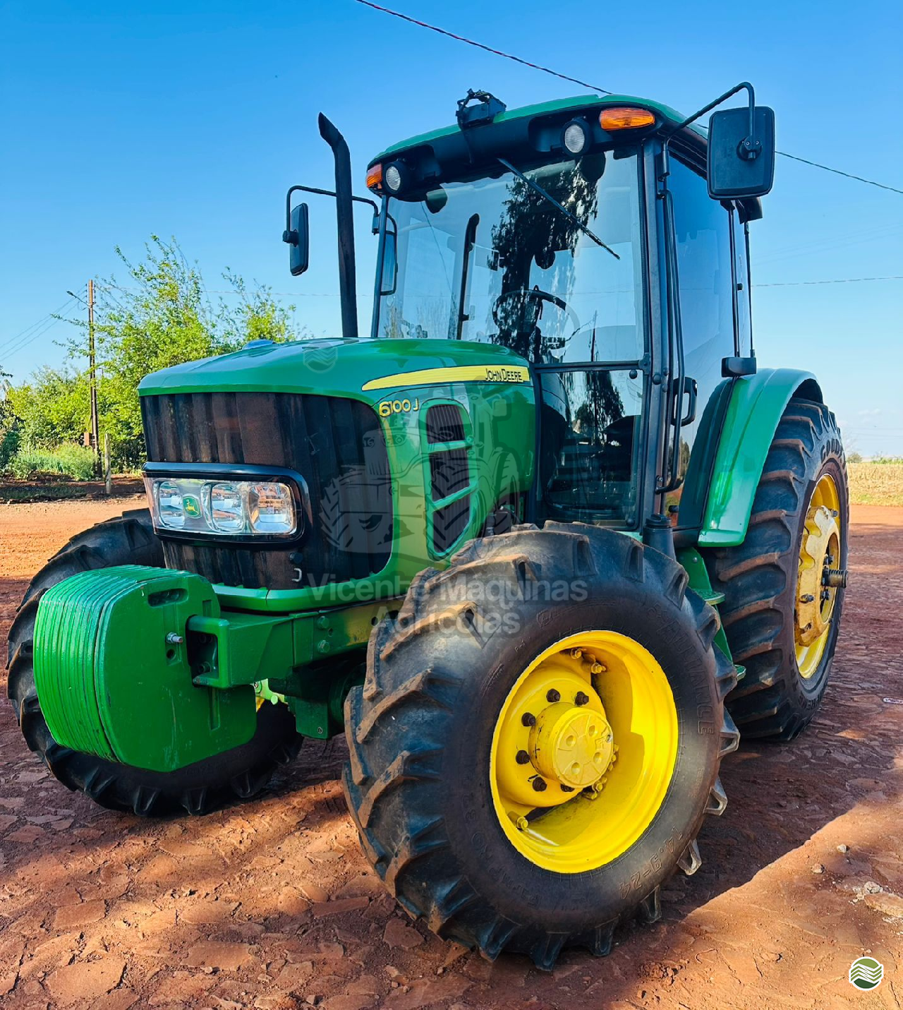 TRATOR JOHN DEERE JOHN DEERE 6100J Tração 4x4 Vicente Máquinas Agrícolas CASCAVEL PARANÁ PR