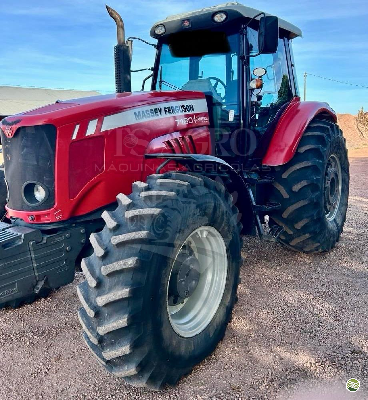 TRATOR MASSEY FERGUSON MF 7180 Tração 4x4 TS Agro Máquinas Agrícolas PRIMAVERA DO LESTE MATO GROSSO MT