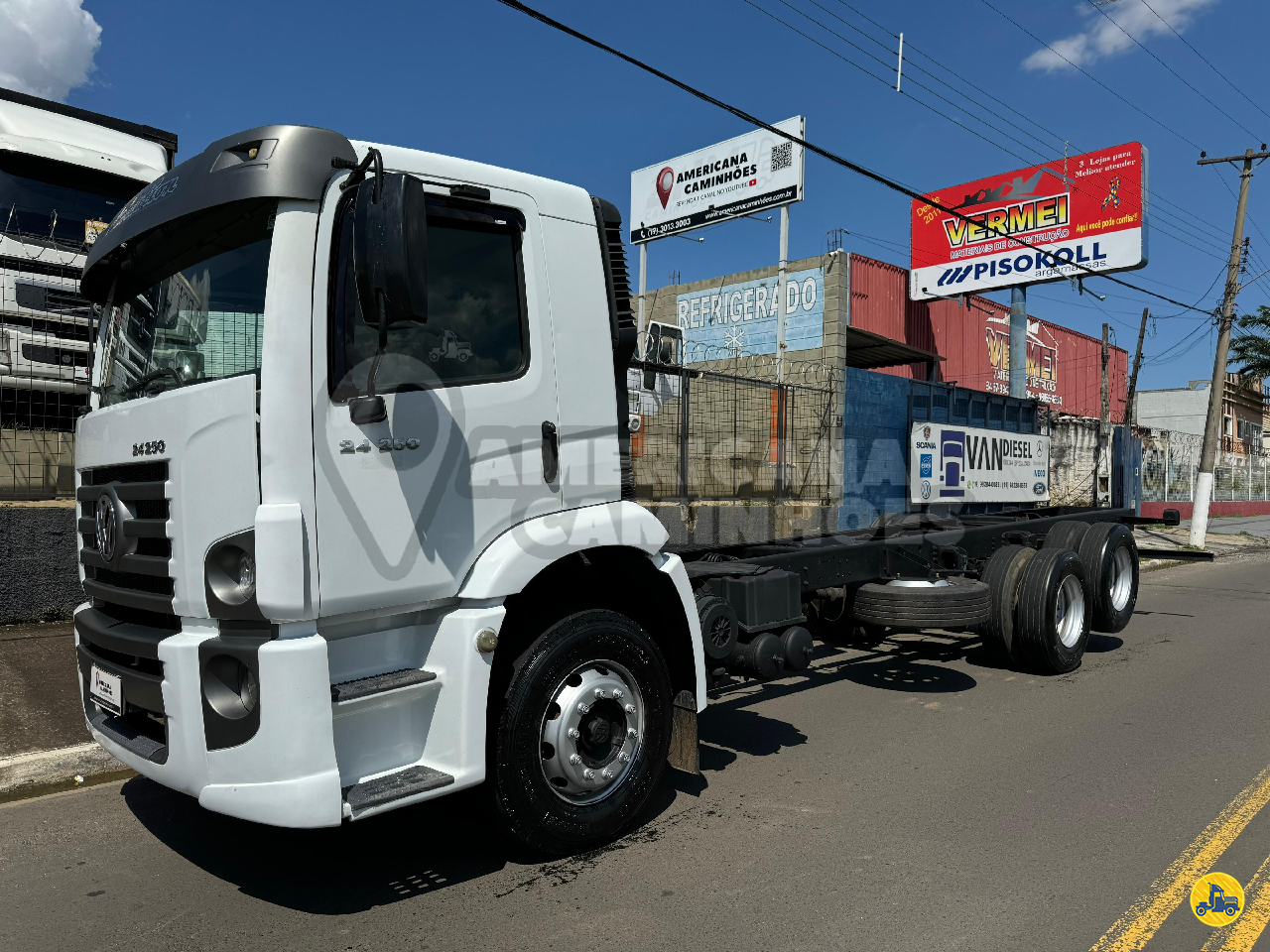 CAMINHAO VOLKSWAGEN VW 24250 Chassis Truck 6x2 Americana Caminhões AMERICANA SÃO PAULO SP