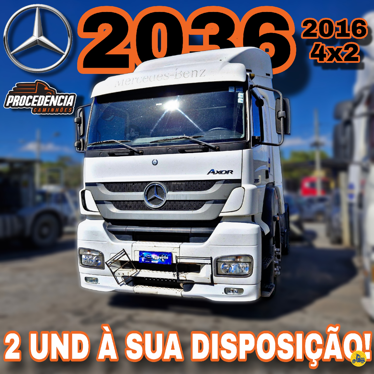 CAMINHAO MERCEDES-BENZ MB 2036 Cavalo Mecânico Cavalo 4x2 Procedência Caminhões CONTAGEM MINAS GERAIS MG