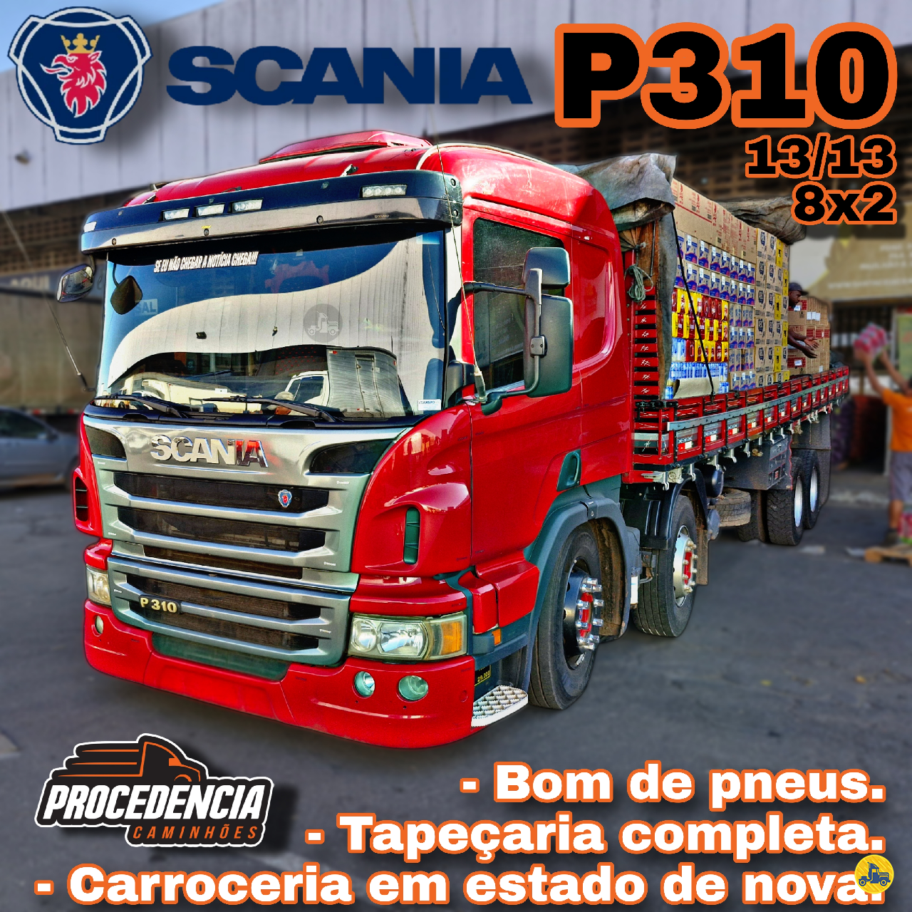 CAMINHAO SCANIA SCANIA P310 Carga Seca BiTruck 8x2 Procedência Caminhões CONTAGEM MINAS GERAIS MG