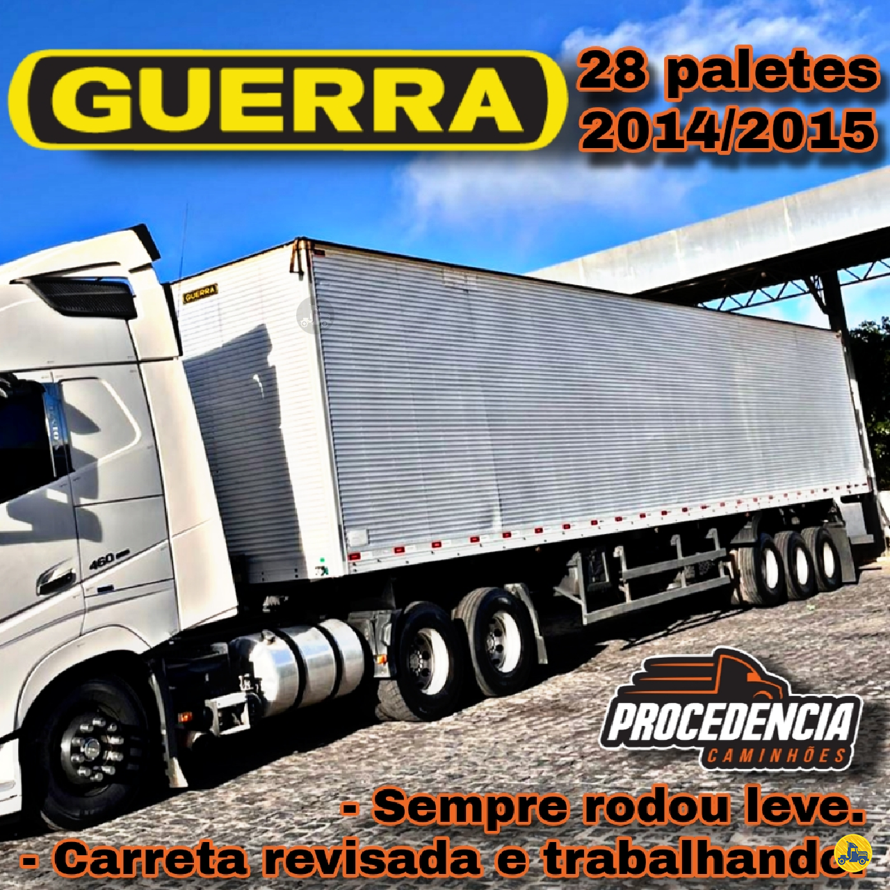 CARRETA SEMI-REBOQUE BAU FURGÃO Procedência Caminhões CONTAGEM MINAS GERAIS MG