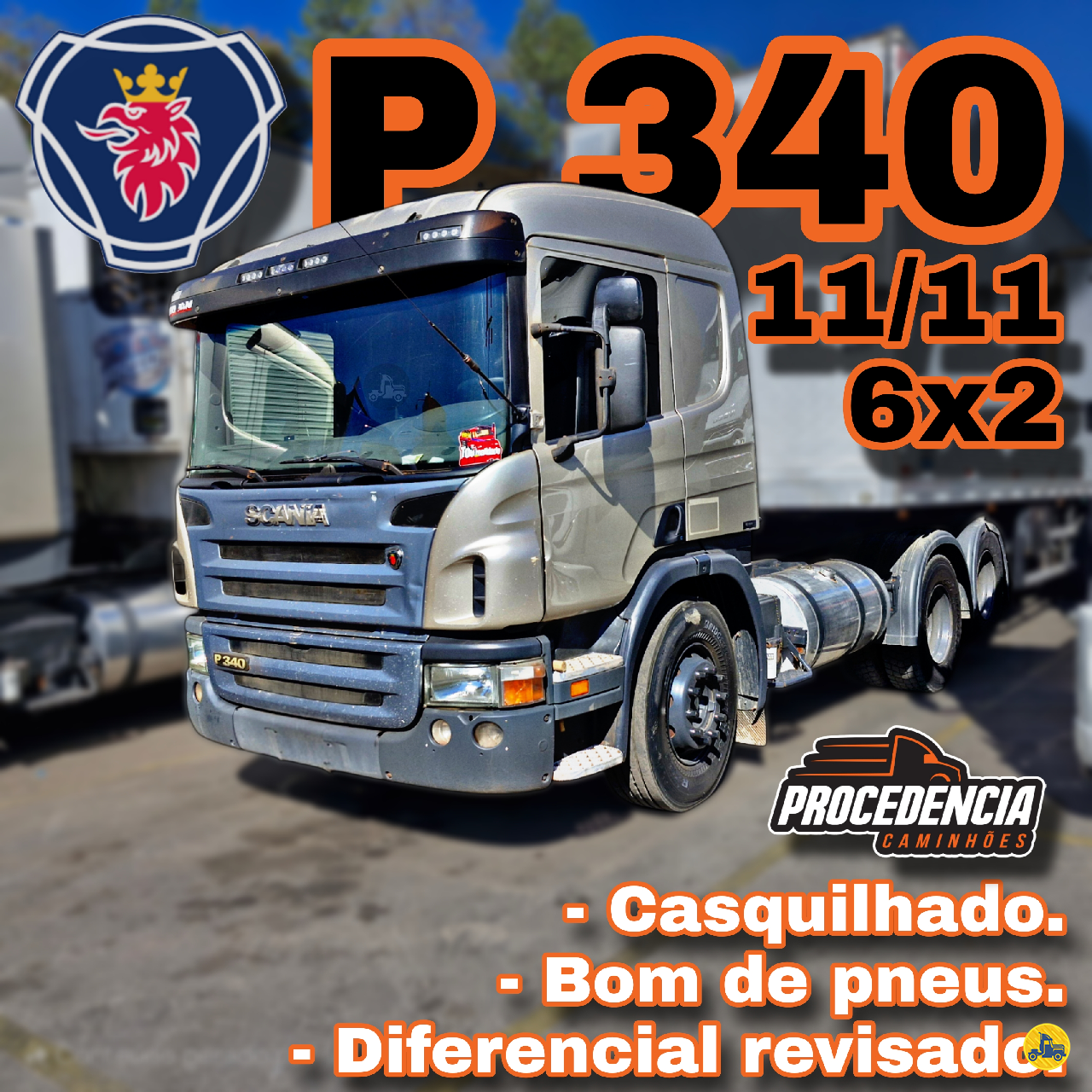 CAMINHAO SCANIA SCANIA P340 Cavalo Mecânico Cavalo 6x2 Procedência Caminhões CONTAGEM MINAS GERAIS MG
