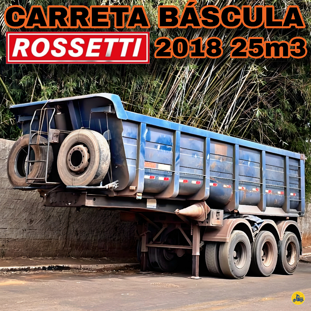 CARRETA SEMI-REBOQUE BASCULANTE Procedência Caminhões CONTAGEM MINAS GERAIS MG