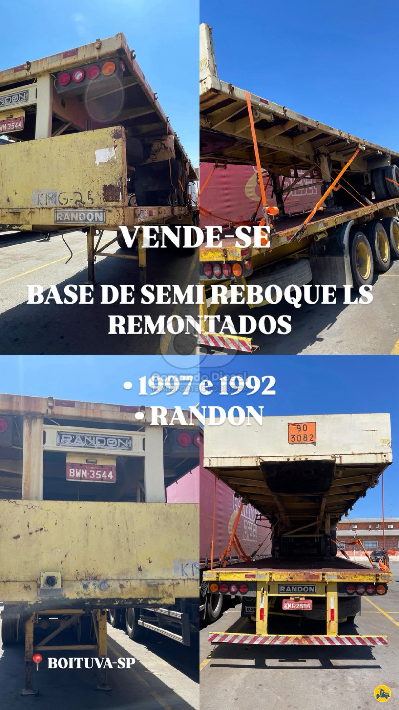 CARRETA SEMI-REBOQUE CARGA SECA Comando Diesel - Boituva/SP BOITUVA SÃO PAULO SP